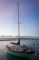 Boat docked at Kanakakai Wharf