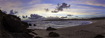 Mo'omomi Beach at Sunrise